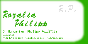 rozalia philipp business card